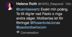 Motbevisa istället för förringa budbäraren