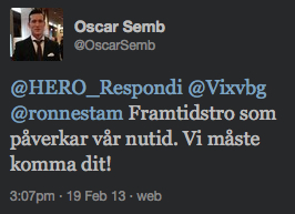 Oscar Semb om framtidstro