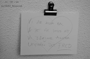 Lämnade denna hälsningen i Vught