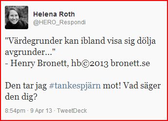 Värdegrund av Henry Bronett