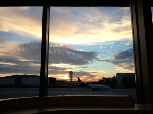 LAX sunset