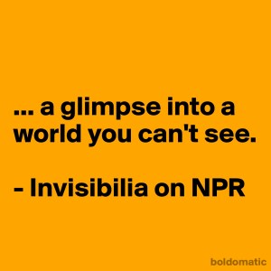 glimpse unseen worlds