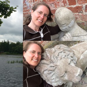 Under en av mina korta promenader idag stötte jag på dessa filurer.