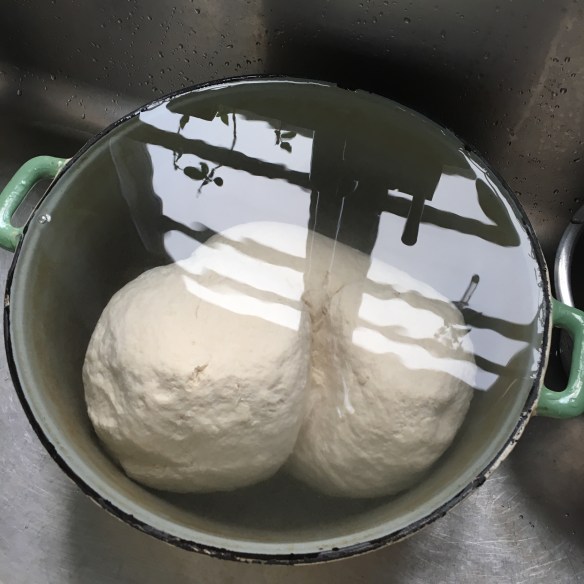 Fördeg i varmt vatten - sjönk som en sten